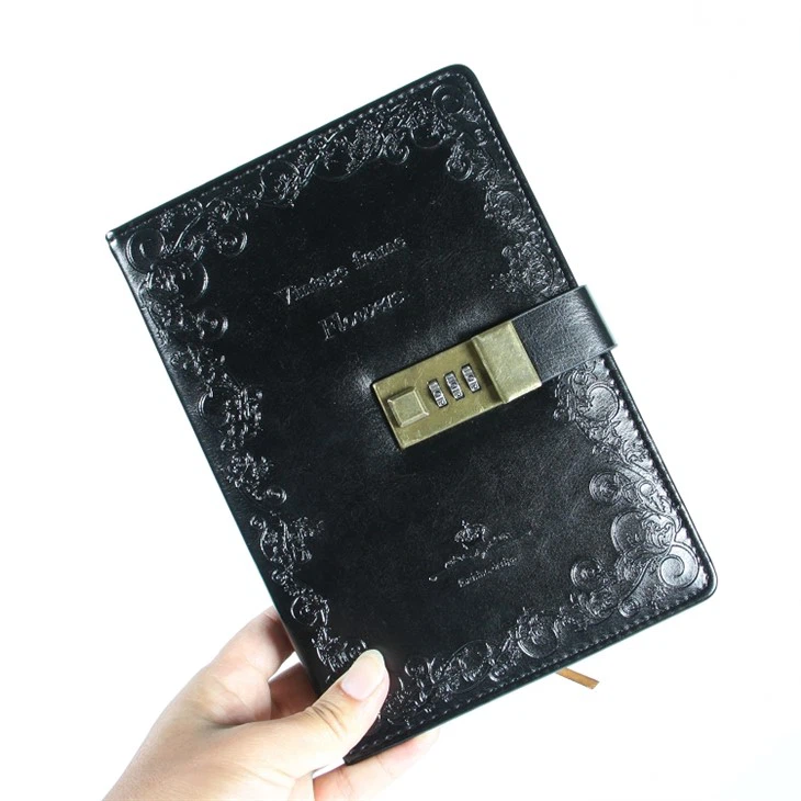 Leather Diary With Lock