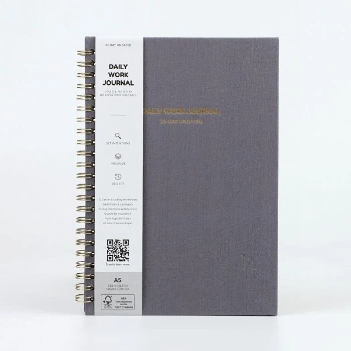 A5 spirālveida piezīmju grāmatiņa